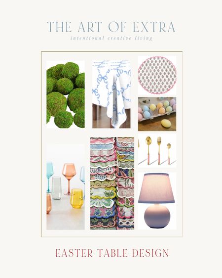 A curated selection of Easter table details to complete your spring table!

#LTKSeasonal #LTKfamily #LTKstyletip