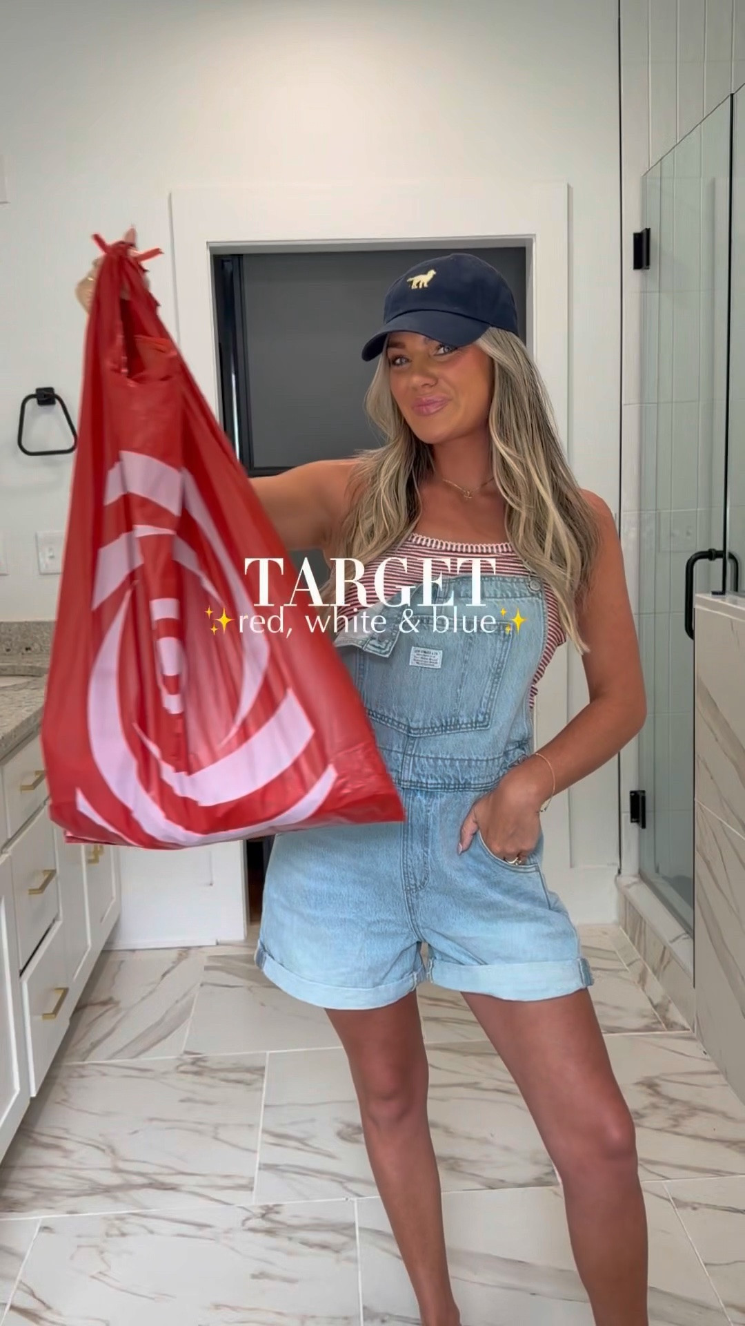 Overalls - medium
Tank under - small
Paisley set - bottoms - medium
Top - small
Red USA crewneck - small
Stripe crop tee - xl (it’s the men’s shirt linked and I cut it cropped)
Barrels - 6
Red shorts - small

#redwhiteandblue #usaoutfits #targethaul

#LTKActive