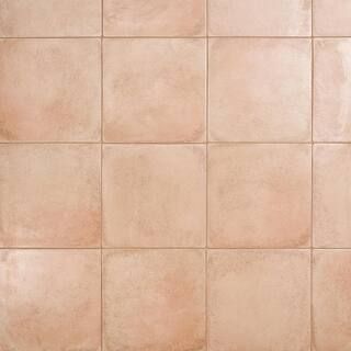 Ivy Hill Tile Kaleo Clay 14.17 in. x 14.17 in. Matte Porcelain Terracotta Look Floor and Wall Til... | The Home Depot