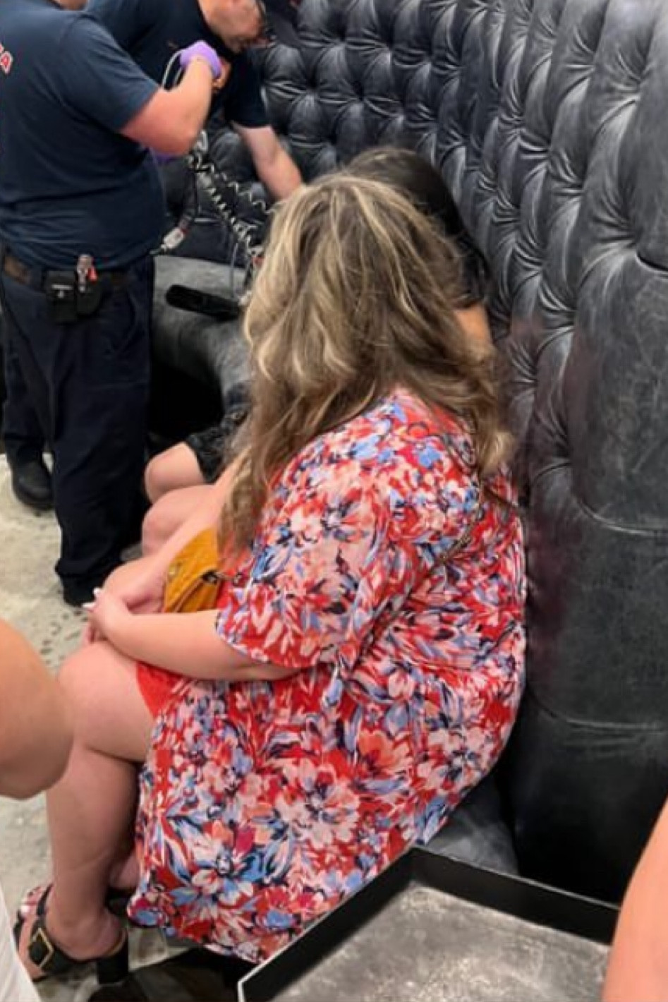 FRIDAY👉after I wrapped up my work I headed to Avalon to meet my best mama friends for a girls weekend. I was in such a hurry I never snapped a photo of my outfit, so this is all I have…. You’ll never believe what happened!!!! 

My friend passed out from taking Sudafed we think — so here I am sitting by her making sure she was okay and quizzing the paramedics (#medicalmama 🤪) she is totally fine and we were able to go back to the hotel after this. So thankful she was okay! 

I wore a cute simple red strappy dress and this sheer duster with my target heels. All in 2X, run true to size. 

Spanx discount code ASHLEYDXSPANX

#LTKPlusSize #LTKFindsUnder50 #LTKTravel