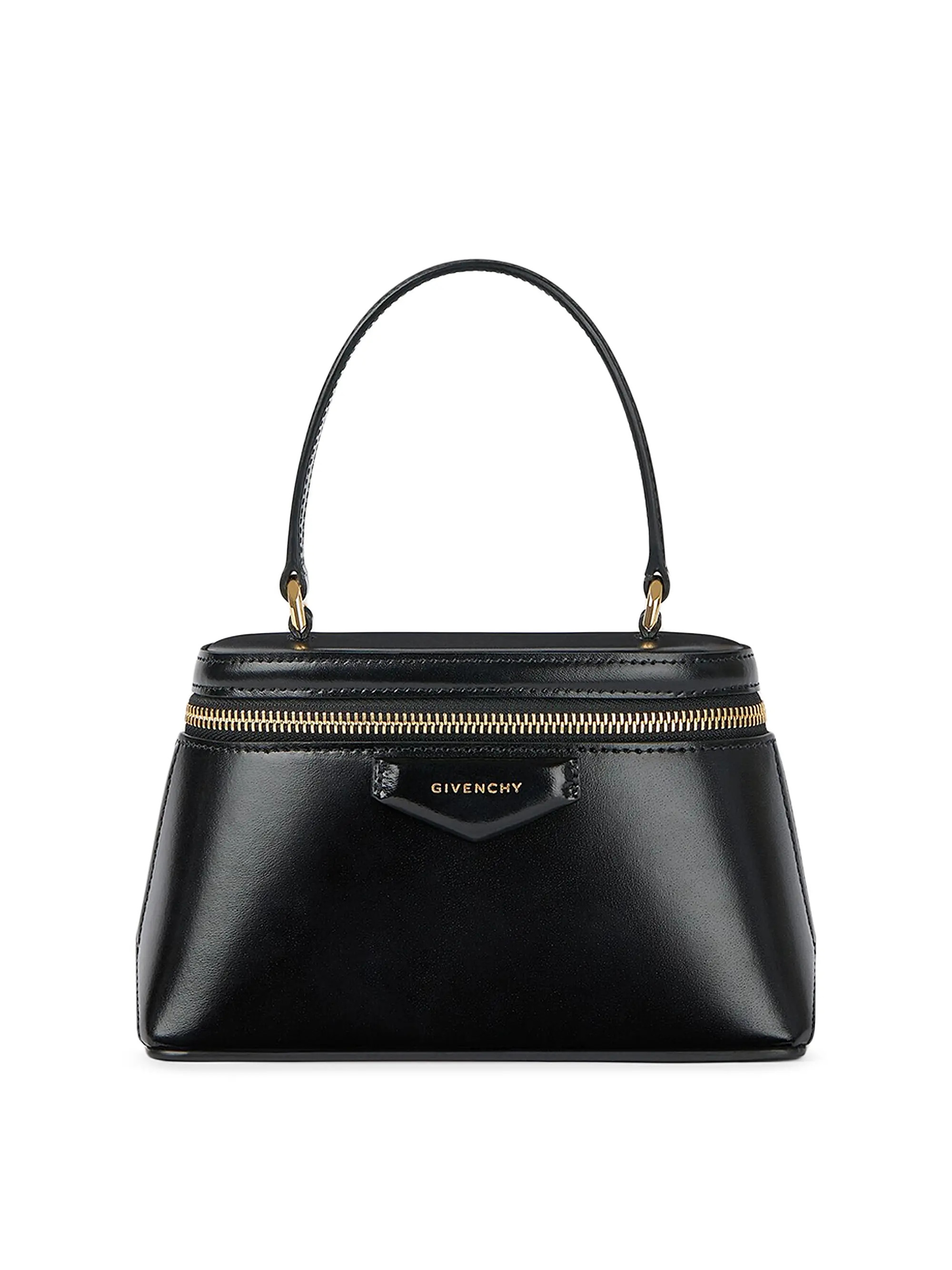 Antigona Vanity Bag in Box Leather with Chain | Saks Fifth Avenue