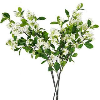 5 in. Green Artificial Plant Artificial Branches Faux Greenery Stems Daphne Plant Type 6-Piece Home Decor | The Home Depot