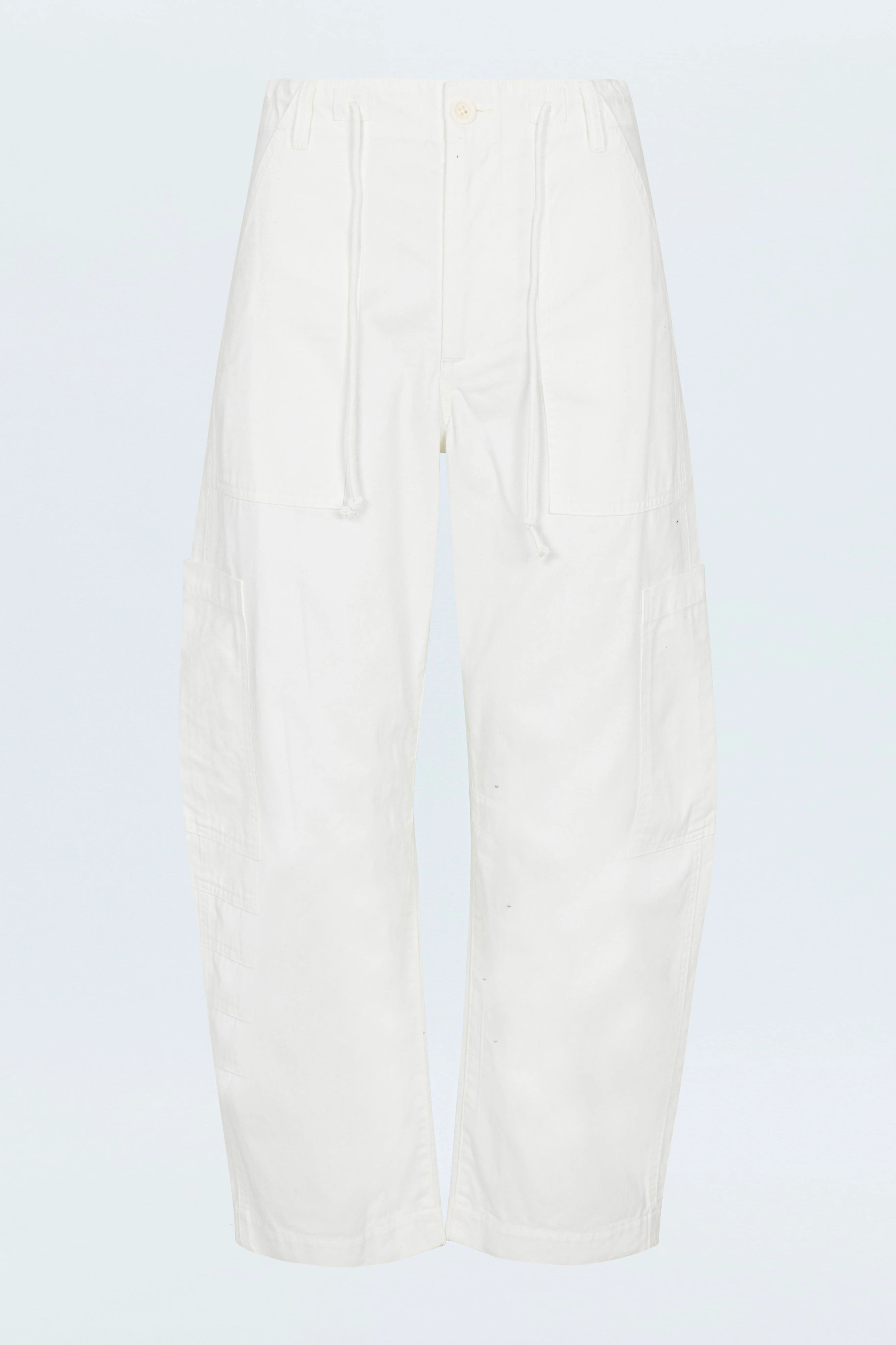 Sabrina Curved Utility Pants - White | Pistola Denim