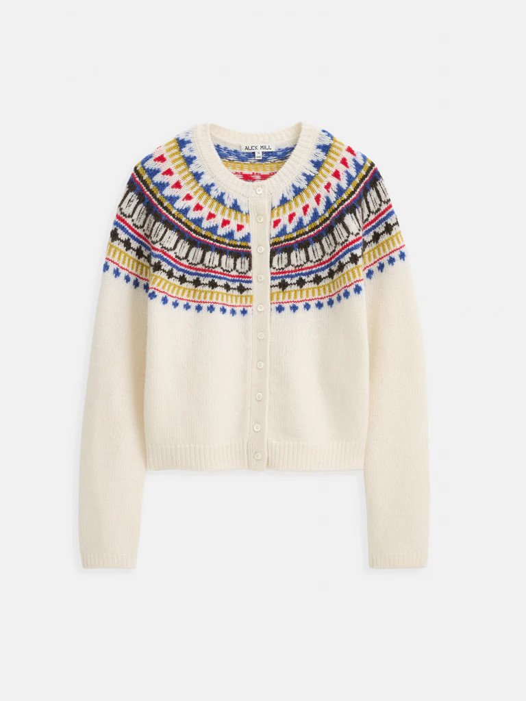 Charlotte Fairisle Sweater in Wool | Alex Mill