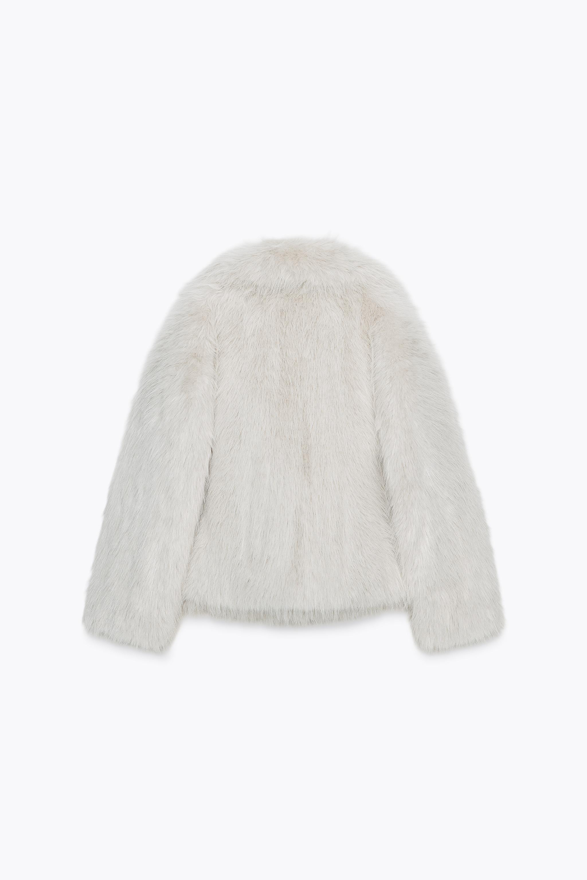 FAUX FUR JACKET ZW COLLECTION | Zara UK