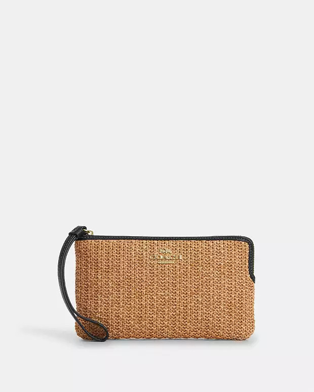 Large Corner Zip Wristlet | Coach Outlet US