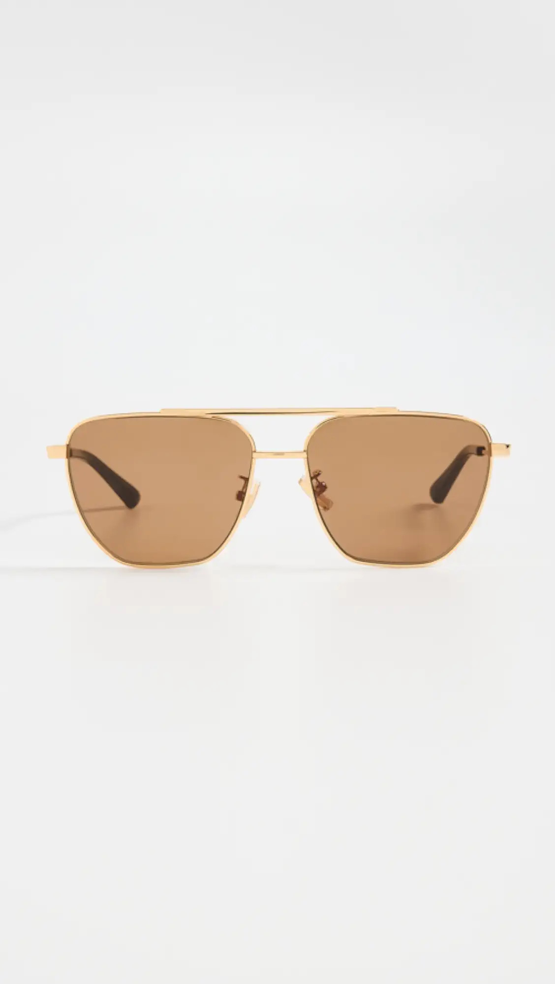 Bottega Veneta Light Ribbon Double Bridge Aviators | Shopbop | Shopbop