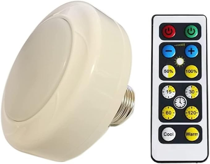 ANUOMY 1 Pack Battery Operated Light Bulbs for Lamps with Remote,Replacement AA Bulb,Battery Powe... | Amazon (US)