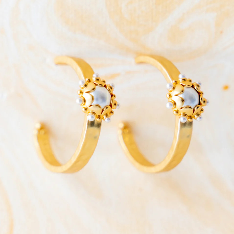 Perla Hoops by Gresham | Support HerStory
