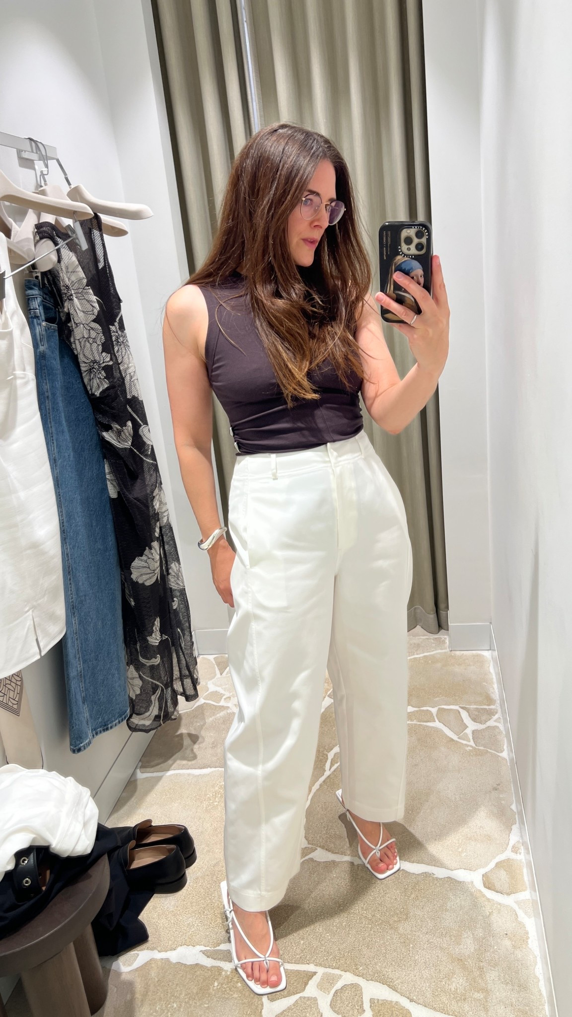 Chic outfit idea with cream pants and a chocolate brown top. 

#LTKaustralia #LTKstyletip #LTKsummer