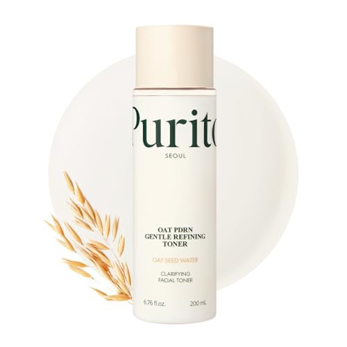 PURITO Oat PDRN Gentle Refining Toner 200 mL 6.76 fl.oz, Korean Oat Exfoliating Toner 99% Pure Oat PDRN, Hydrating & Clarifying Formula for Acne-Prone Skin, Vegan, Non-Comedogenic, Gentle Daily Use | Amazon (US)