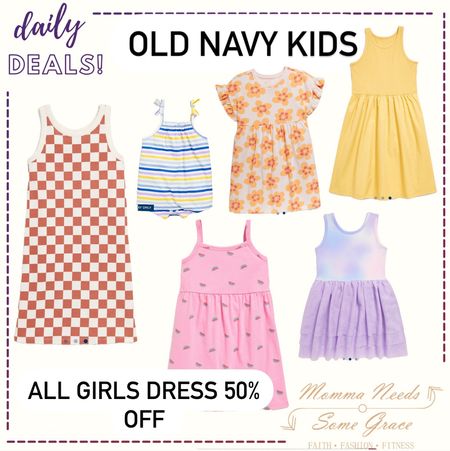 All girls, toddler girls and baby girl dresses 50% or Old Navy today!

#LTKFamily #LTKBaby #LTKSaleAlert