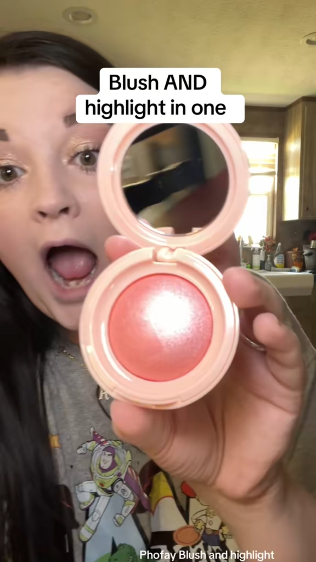 A highlighter and a blush in one!! 

#blush #makeup #phofayblush 

#LTKBeauty #LTKselfcare