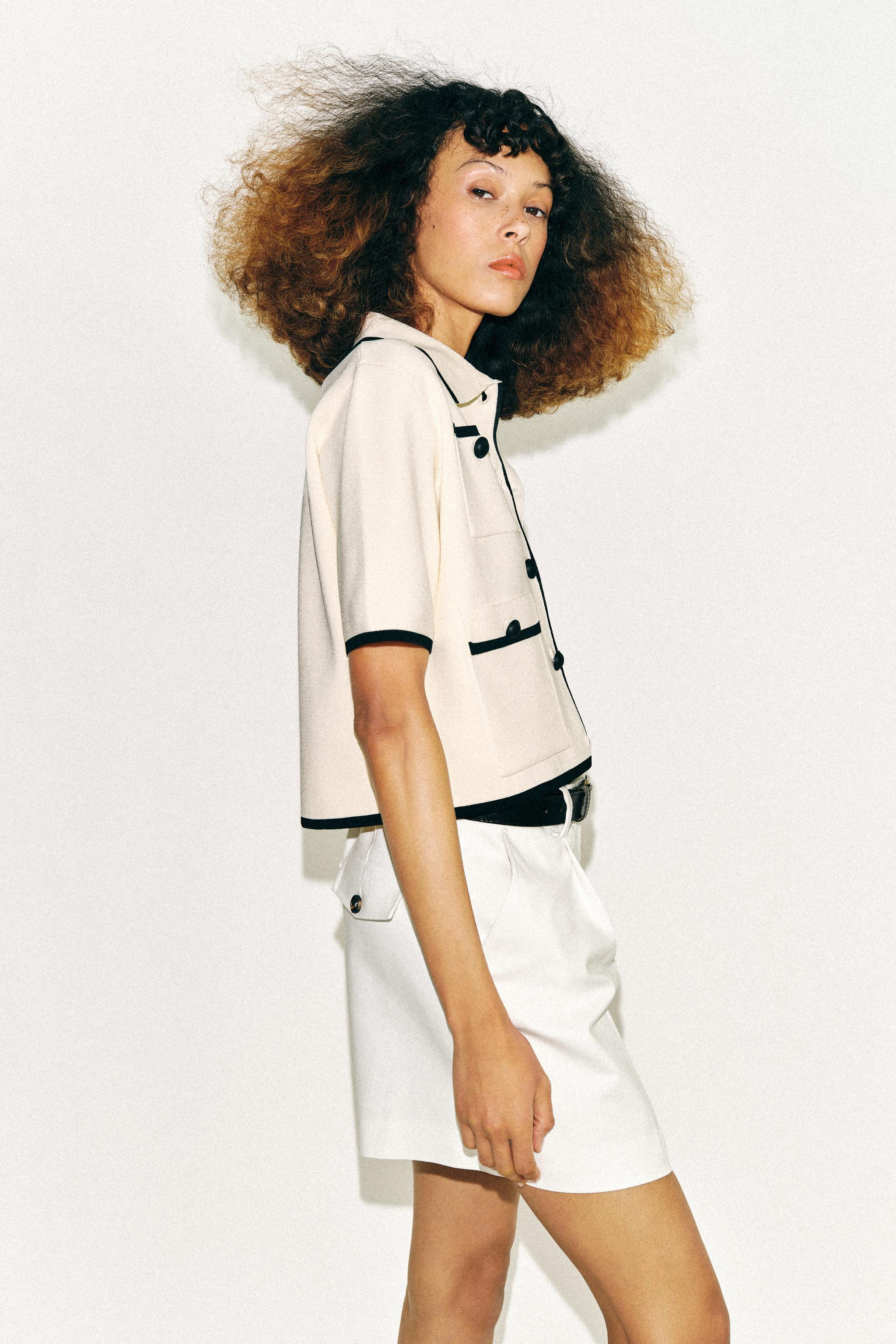 CARDIGAN WITH CONTRAST TRIMS | Zara UK