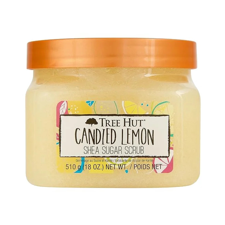 Tree Hut Shea Sugar Scrub Candied Lemon, 18oz, Ultra Hydrating and Exfoliating Scrub for Nourishi... | Walmart (US)