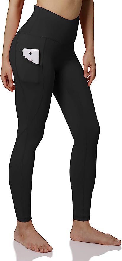 ODODOS Out Pocket High Waist Yoga Pants,Tummy Control,Pocket Workout Yoga Pant | Amazon (US)