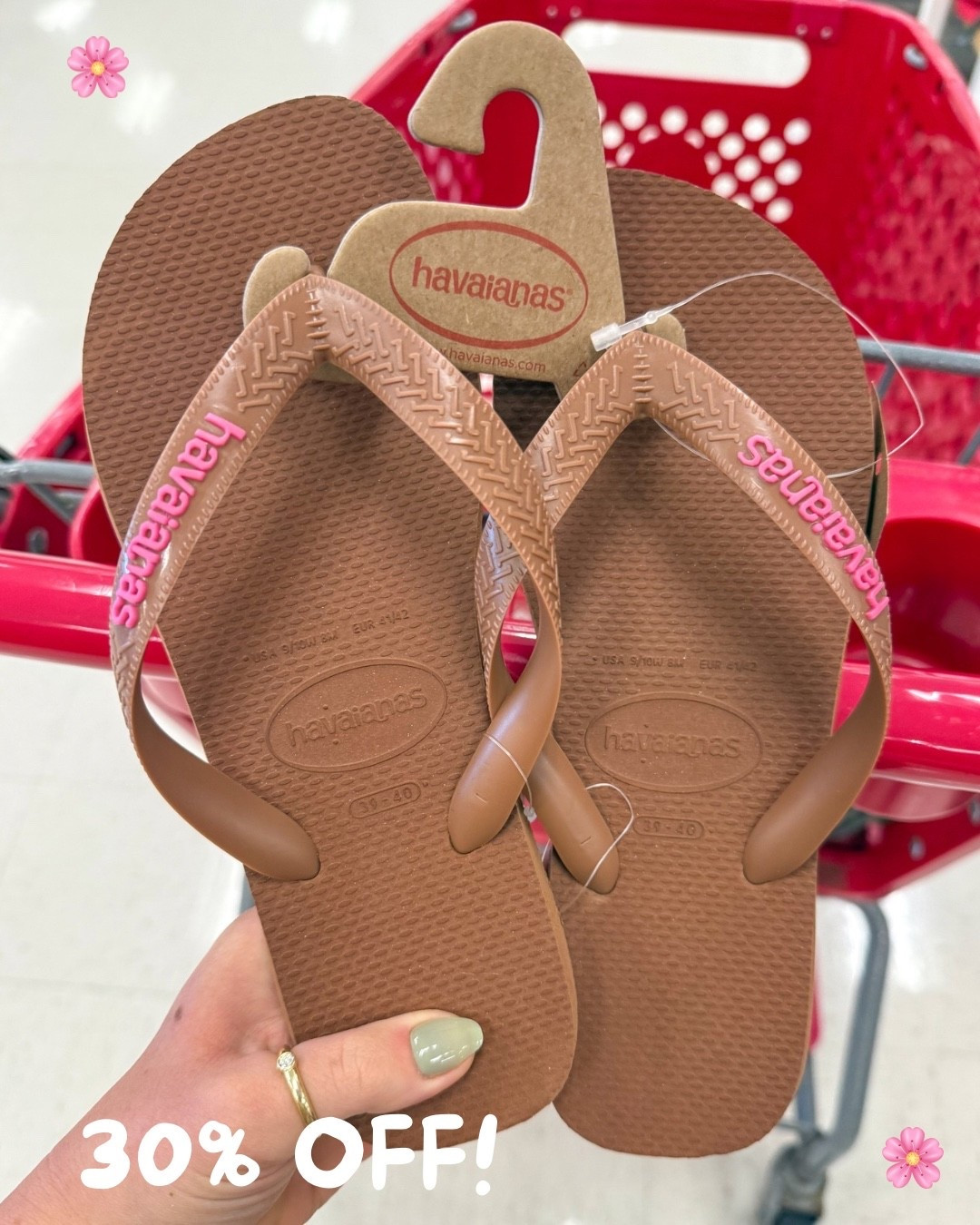 Trending at @Target + 30% off! These classic Havainas are a staple for summer

#LTKgrwm #LTKSaleAlert #LTKSeasonal