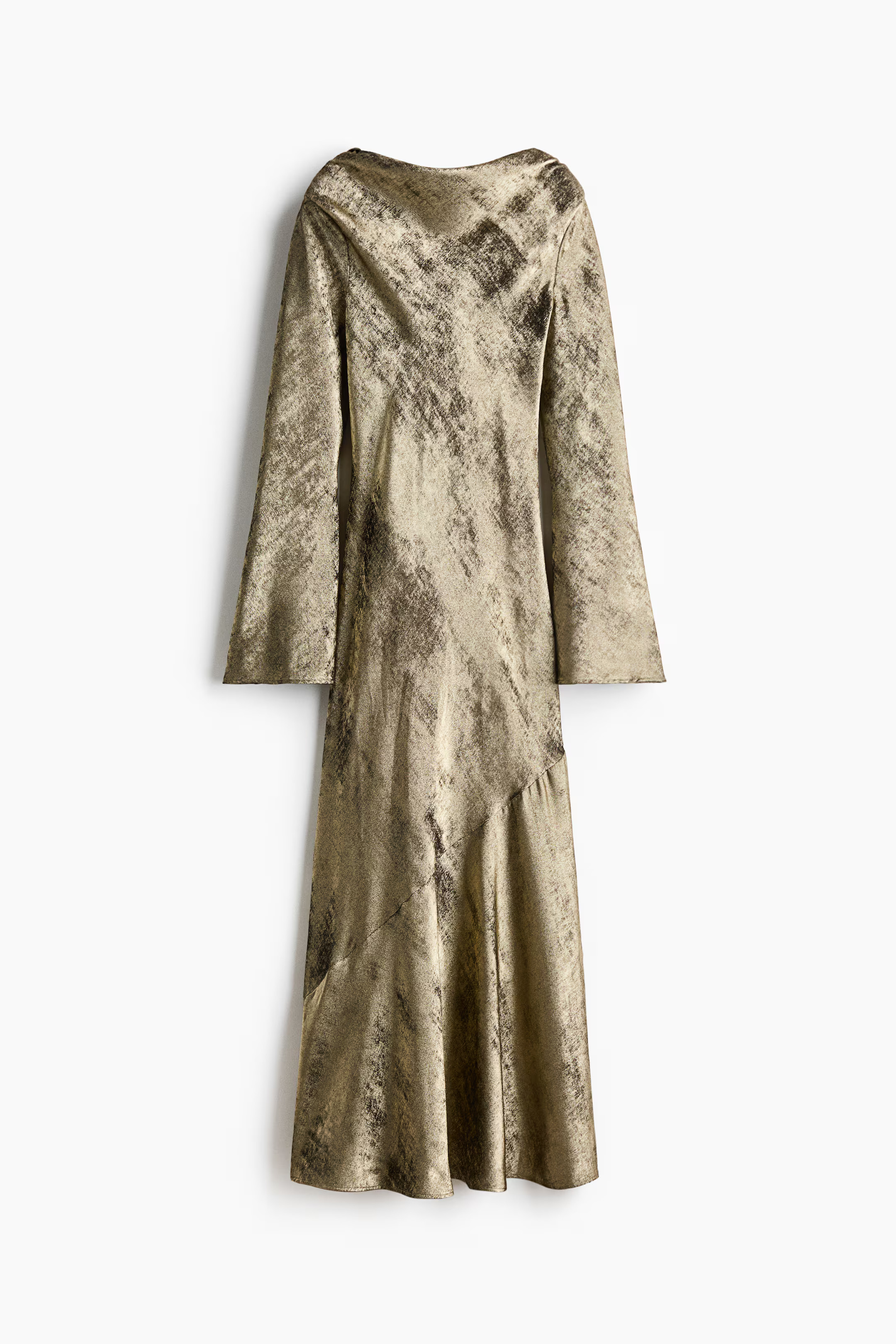 Open-Back Satin Dress | H&M (US + CA)