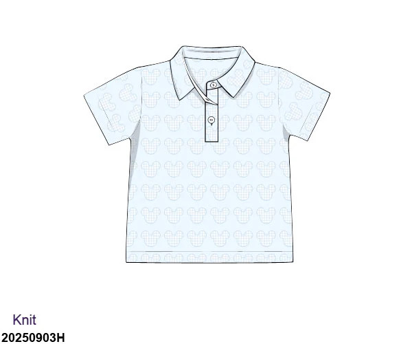 PO SHIPS DECEMBER: Mouse Polo | Tutti Frutti Kids Co
