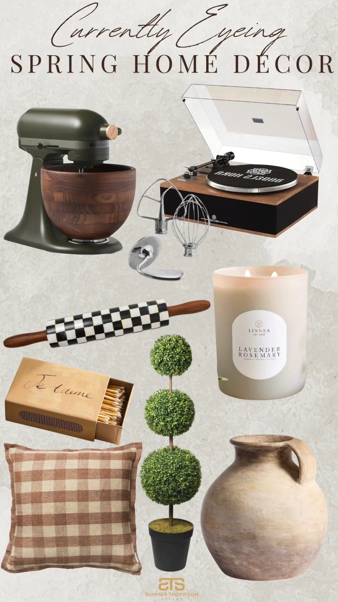 Love a record player for retro vibes and this kitchen aid mixer is stunning 😍

Kitchen aid Mackenzie child candle matches record player vase trending best sellers 

#LTKHome #LTKSeasonal