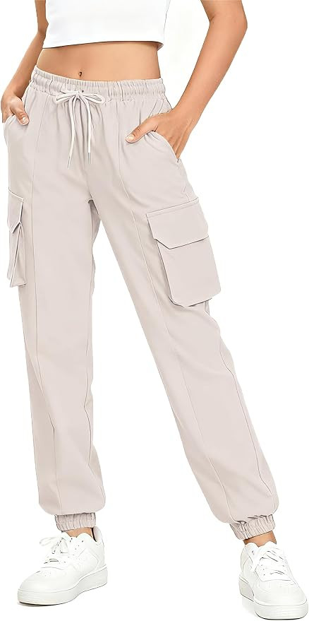 Girls Cargo Pants Waterproof Joggers Hiking Pants for Girls Teen Clothes Size 7-14 Years | Amazon (US)