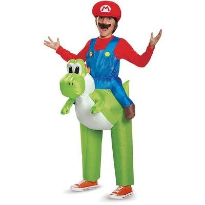 Kids' Super Mario Yoshi Inflatable Riding Halloween Costume One Size | Target