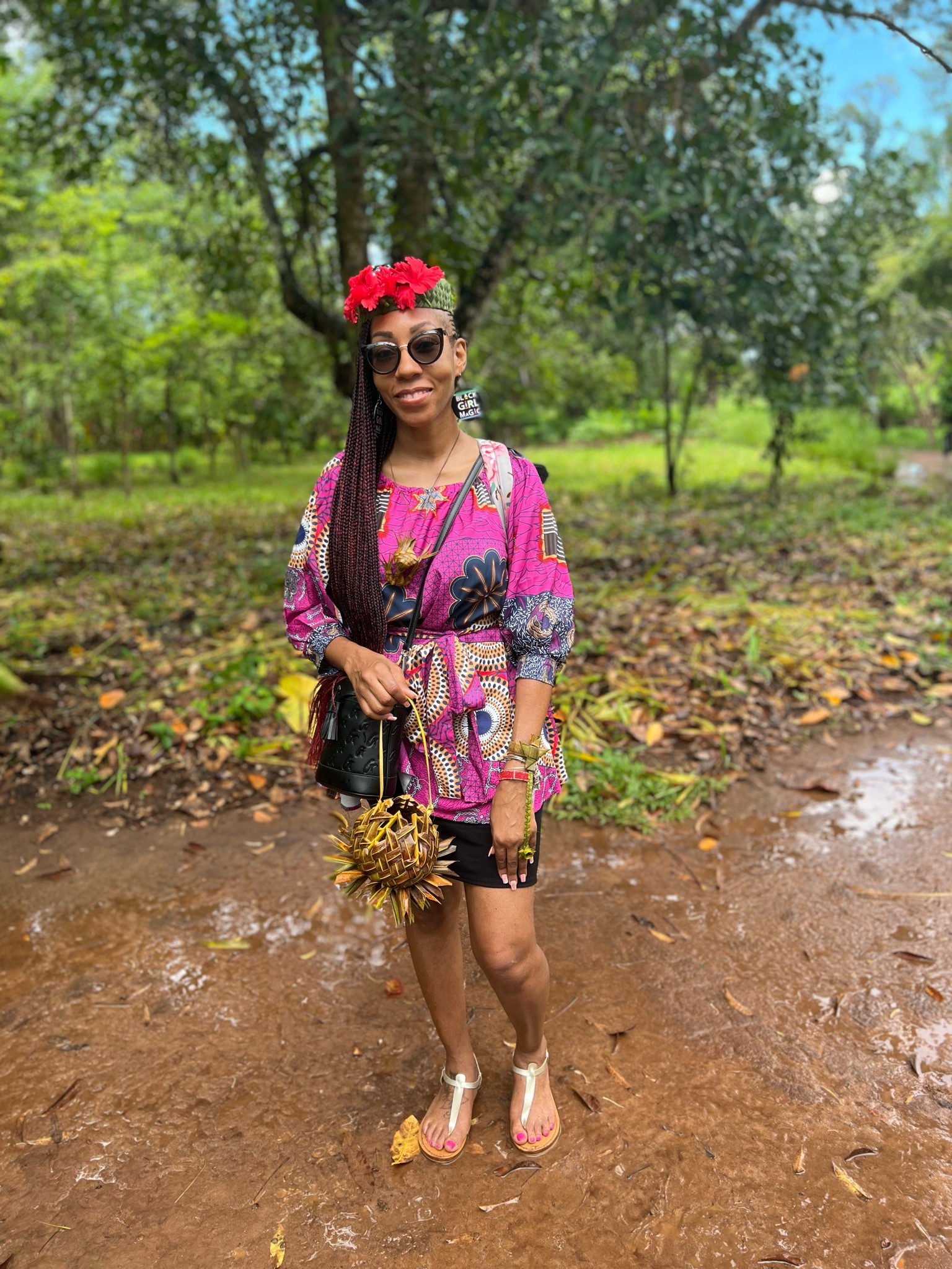 I spent my birthday in Tanzania, Africa and found this beautiful dress. Once I received it I felt like it was too thin to wear as a dress, in fear of it blowing up in the wind lol so I paired it with a black pencil skirt.

#LTKstyletip #LTKtravel #LTKFind