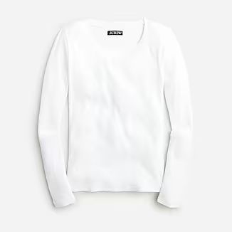 Perfect-fit long-sleeve crewneck T-shirt | J.Crew US