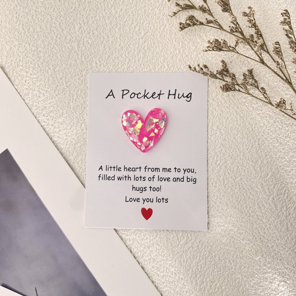 Pocket Hug Heart-Shaped Keepsake Love Gifts for Girlfriends,Pocket Hug,Valentines Day Cards for K... | Walmart (US)