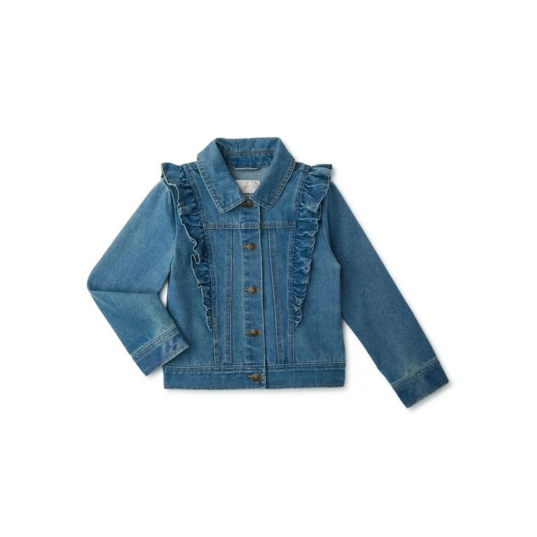 Urban Republic Toddler Girl Cotton Denim Jacket, Sizes 12M-4T | Walmart (US)