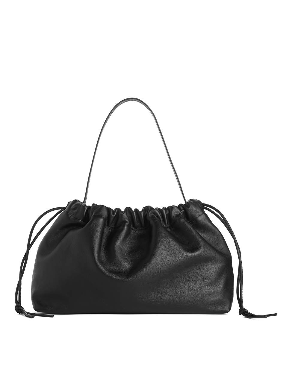 Gathered Leather Pouch | ARKET (US&UK)