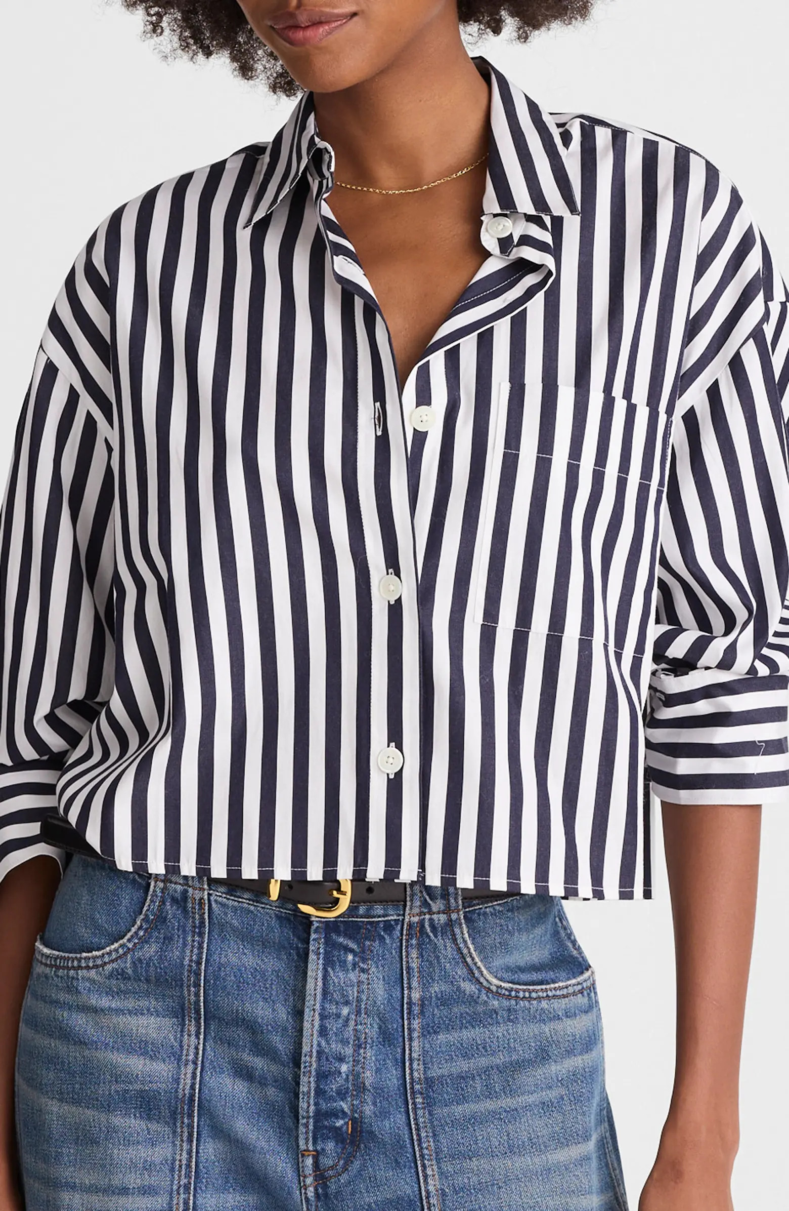 Madewell Straight Hem Poplin Shirt | Nordstrom | Nordstrom