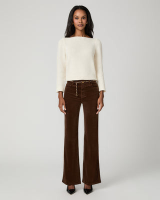 Sofia Flare Jean - Hickory Corduroy | Paige
