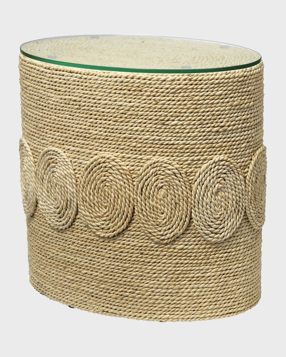 Jamie Young Barbados Oval Side Table | Horchow