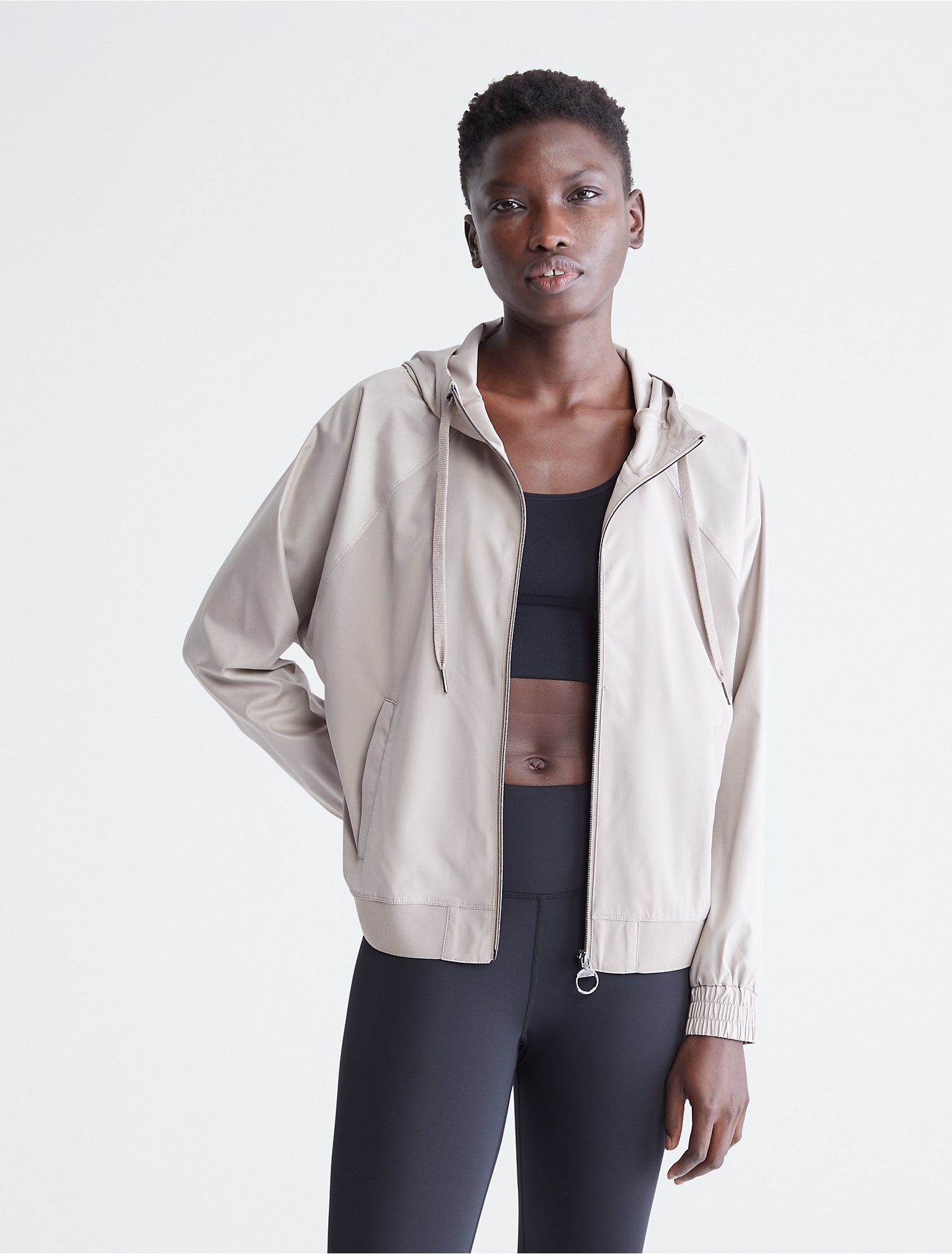 Performance Hooded Raglan Sleeve Jacket | Calvin Klein | Calvin Klein (US)