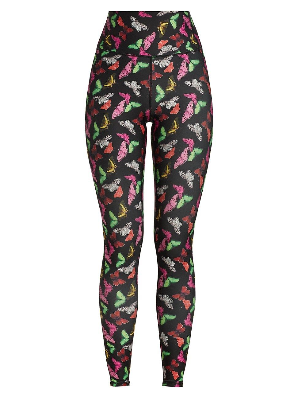 Alice + Olivia Women's Aaron High-Waist Printed Leggings - Small Butterflies - Size XL | Saks Fifth Avenue