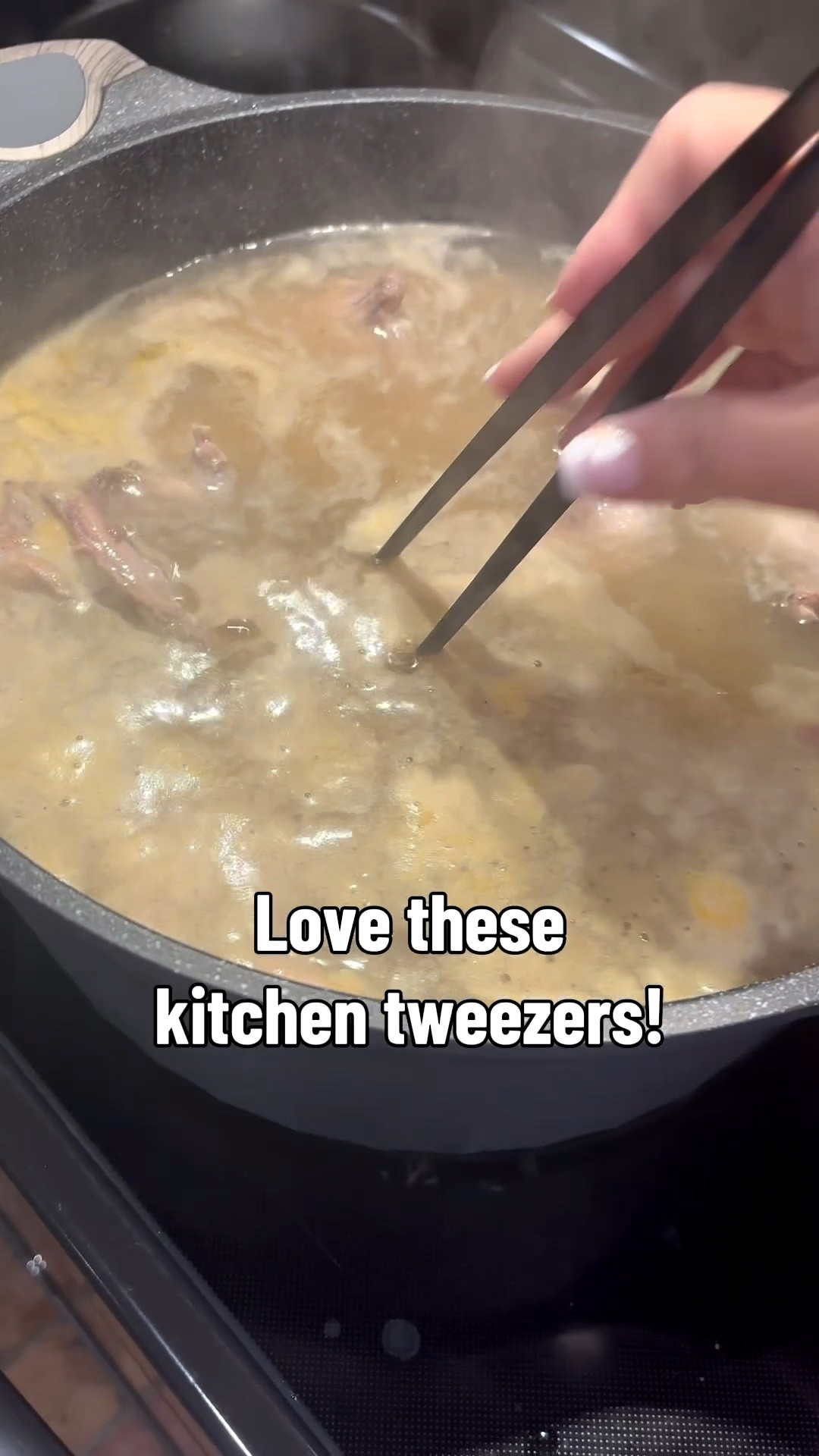 I want yall to guess what I’m making for supper! I don’t make this too often, but when I do it’s a JOB! 😅 So these kitchen tweezers helped me out today! 

#LTKHome #LTKfoodie