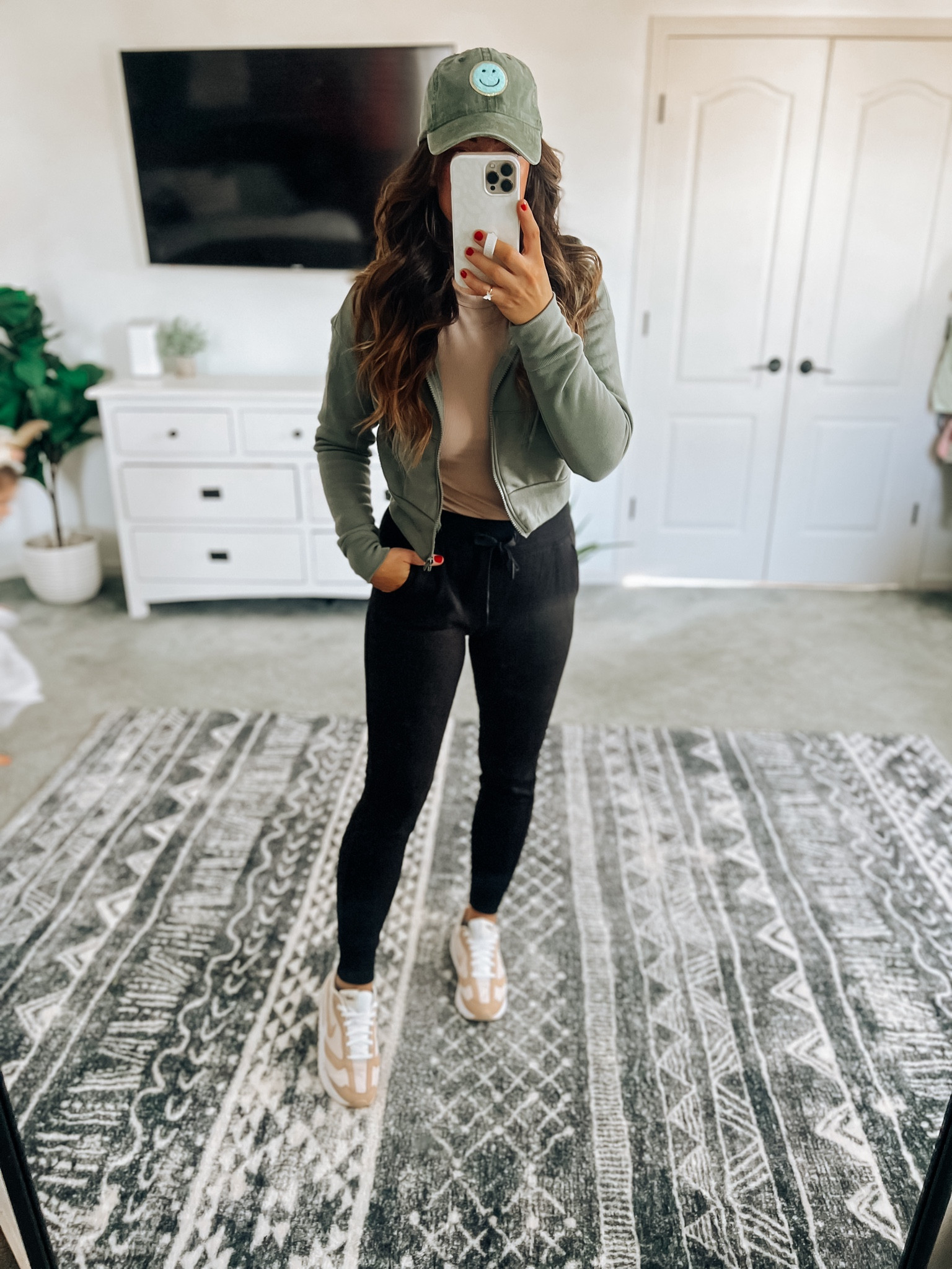 Ootd and most is from Walmart! I sized down in the joggers for a more fitted look, but they’re true to size. Crop hoodie is from a set and I’m in my true size. Nikes on sale! 

#LTKstyletip #LTKfindsunder50 #LTKSeasonal