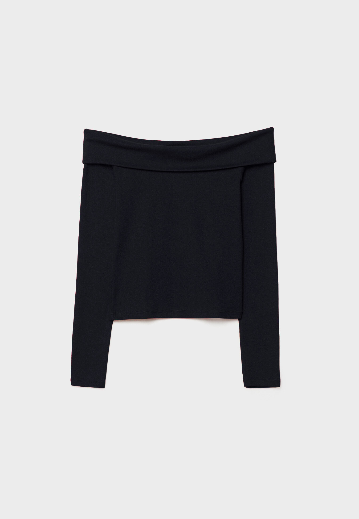 Off-the-shoulder top - Women's fashion | Stradivarius United Kingdom | Stradivarius (UK)