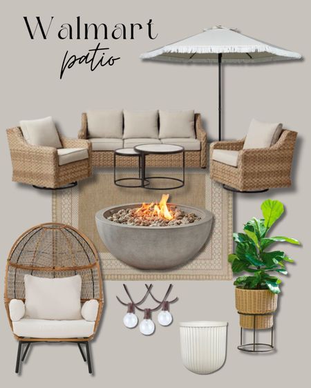 Walmart patio furniture, spring patio inspo 

#LTKstyletip #LTKhome #LTKSeasonal