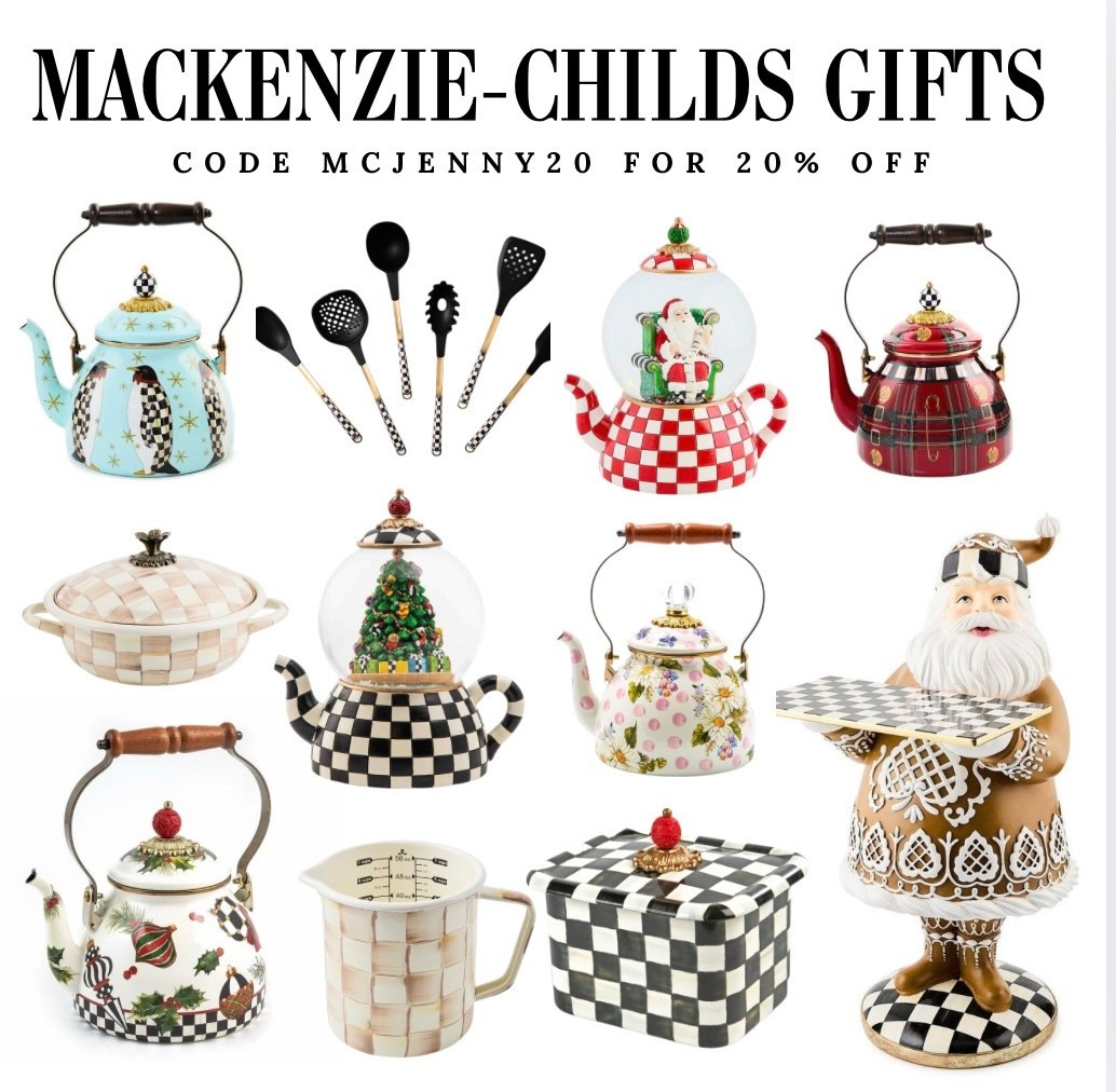 Use code MCJENNY20 for 20% off and free shipping! Gift a piece for the MacKenzie-Childs collector or start a family member's collection by gifting them their first piece! 

#LTKHome #LTKGiftGuide #LTKOver40