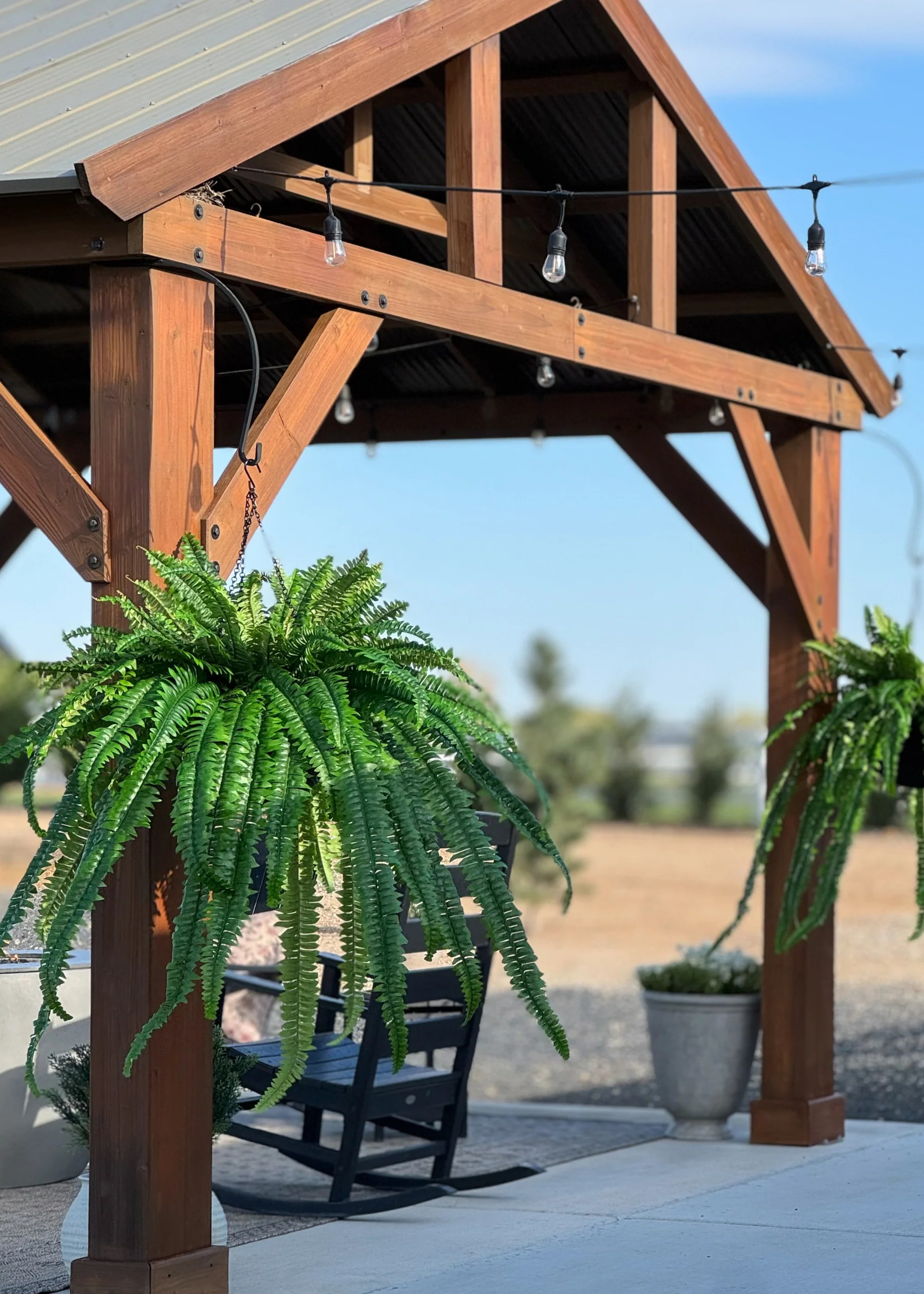 Deluxe Boston Fern | Artificial Hanging Plants at Afloral | Afloral
