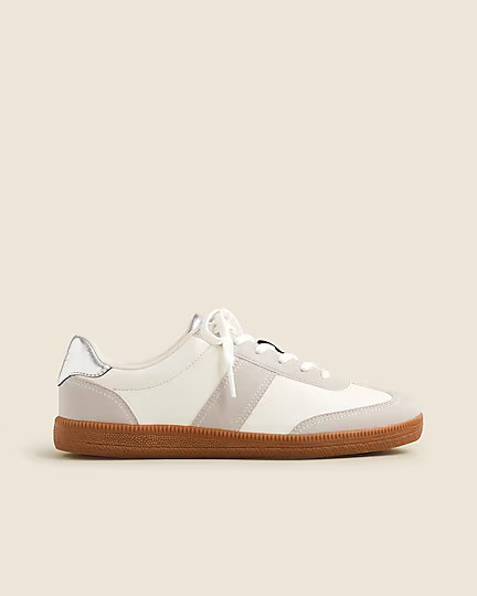 J.Crew field sneakers in metallic | J. Crew US