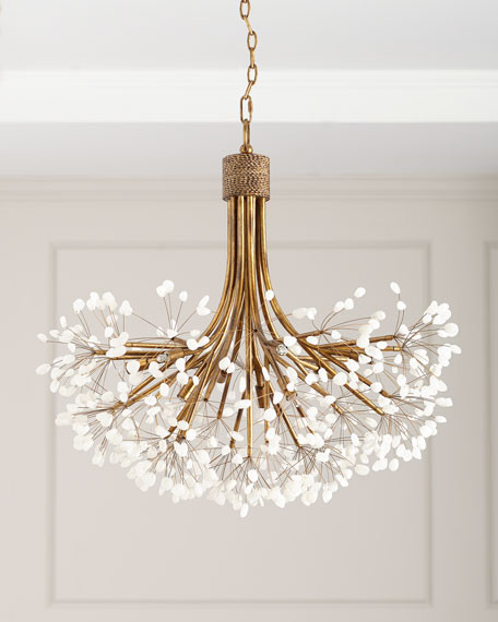 John-Richard Collection Quartz 9-Light Chandelier | Neiman Marcus