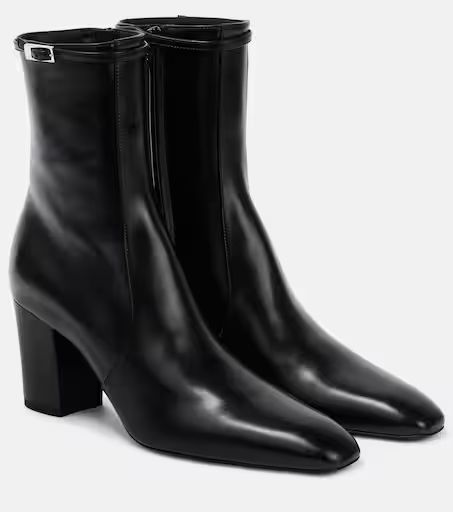 Betty 70 leather ankle boots | Mytheresa (UK)