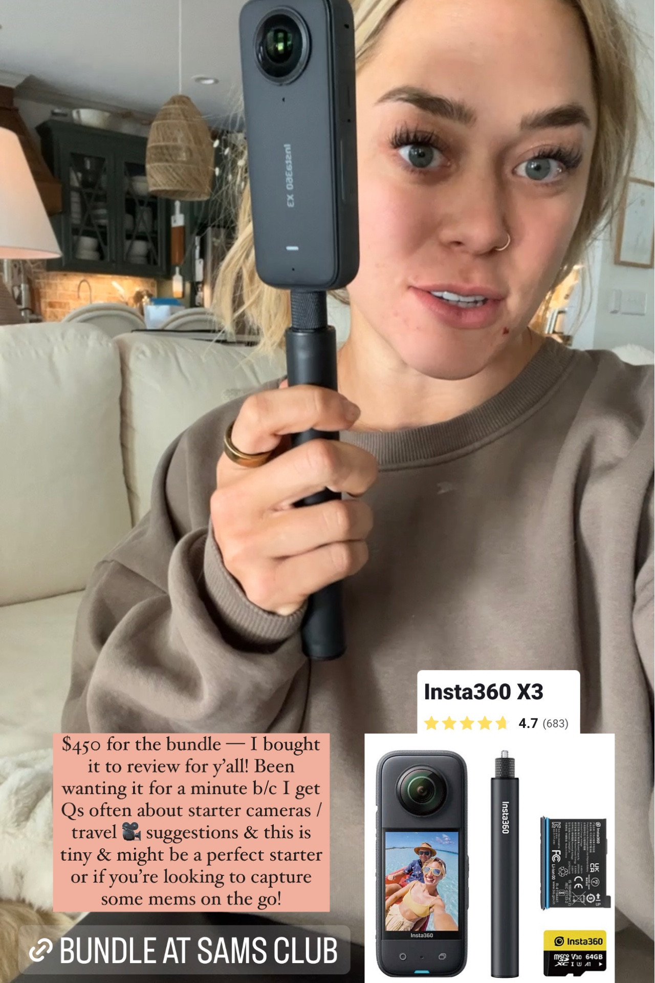 Insta360 X3 Bundle curated on LTK