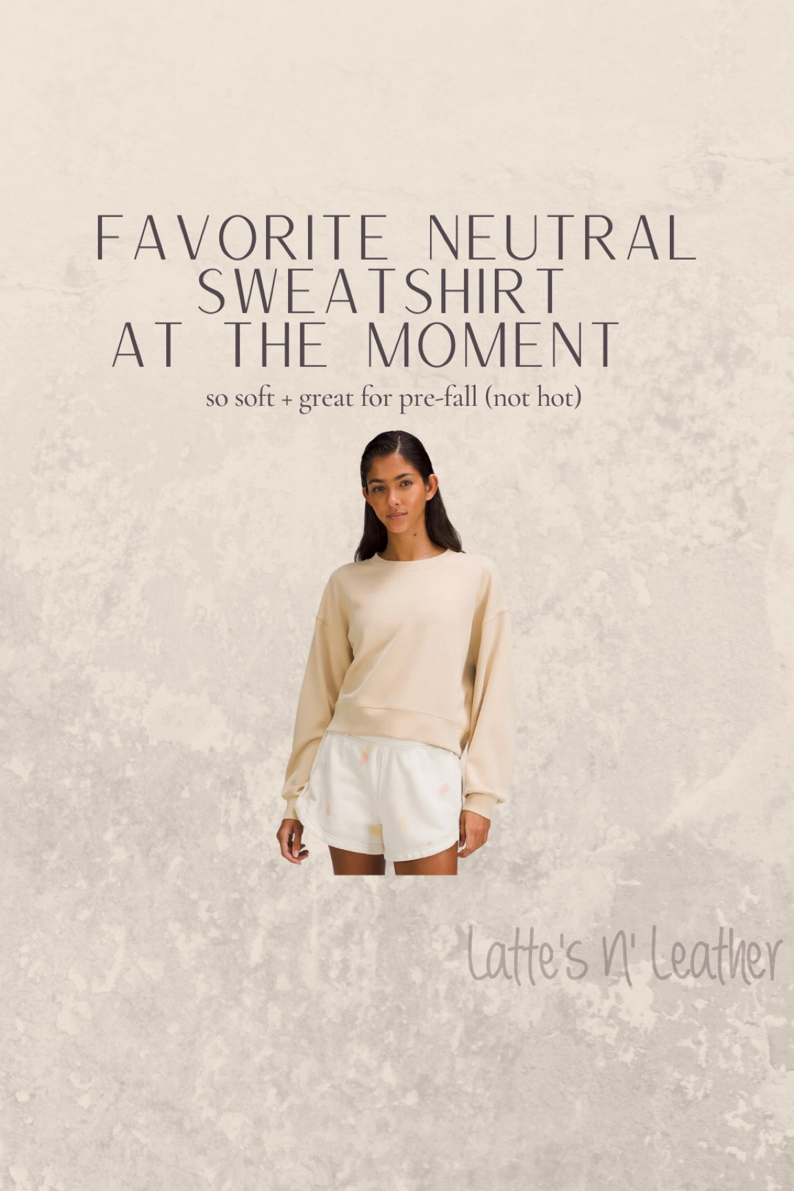Perfect sweatshirt for fall!  
Neutral sweatshirt, Lululemon, Lululemon sweatshirt, athleisure wear

#LTKstyletip #LTKfit