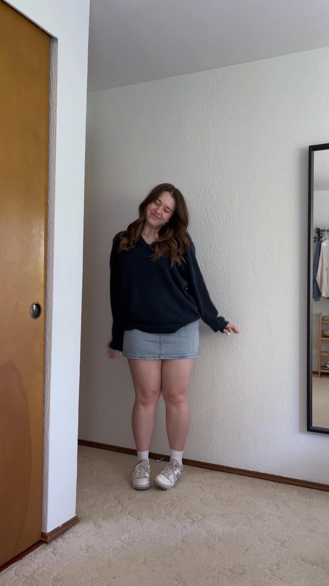 cute & simple miniskirt and sweater combo 

#LTKSeasonal #LTKStyleTip