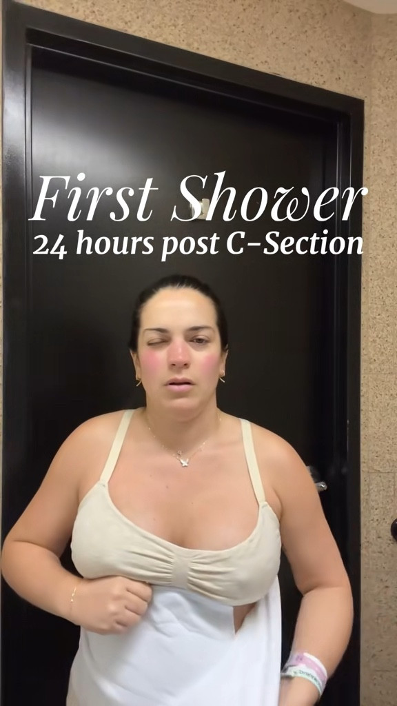 That first shower post c section just hits different! My nursing bra, PJs, and Shower Shoes are linked here!

#LTKFamily #LTKBaby #LTKBump
