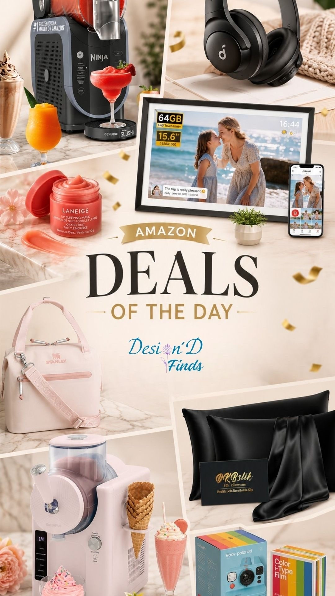 DEALS OF THE DAY ✨🤍

Some of my favorite Amazon finds lately — from the viral frozen drink makers to cozy home upgrades, travel favorites, and tech finds that are actually worth it 👀

Perfect finds for summer hosting, self-care nights, travel days, and everyday upgrades ✨

Everything is linked in my storefront before the deals disappear 🤍 

 #AmazonFinds #AmazonDeals #DealsOfTheDay #LTKselfcare #LTKHome #LTKSaleAlert